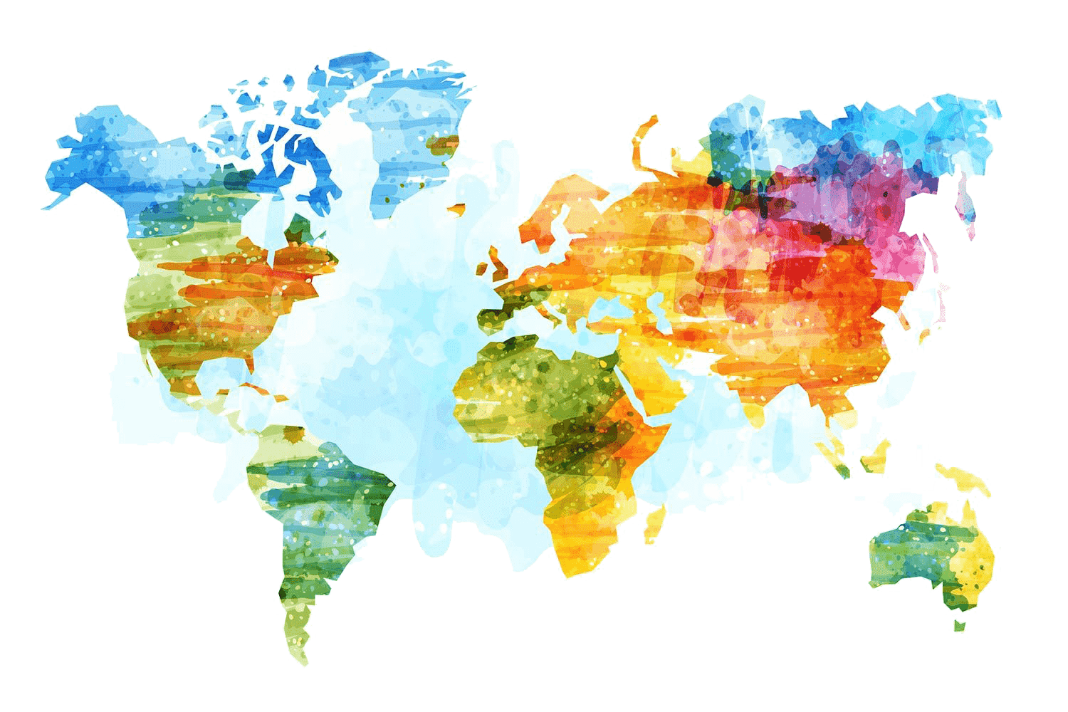 World map showing Titan BT’s international project footprint